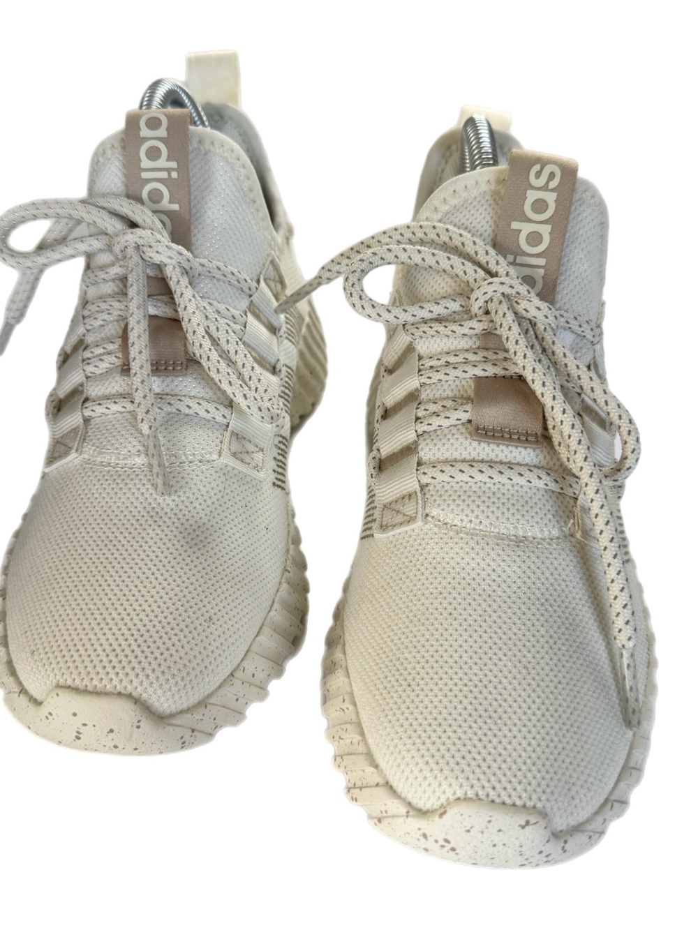 Adidas Kaptir Flow Off White Wonder Beige Womens Athletic‎ Sneaker Size 6 - Picture 7 of 10